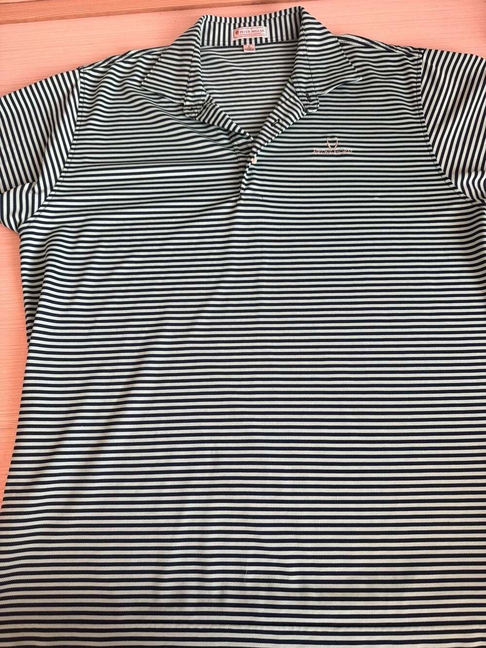 Peter Millar Summer Comfort Pronghorn Golf Polo Shirt Size L